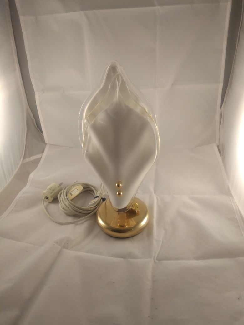 Stare Lampa nocna Made in Sweden,Gold plated 24k