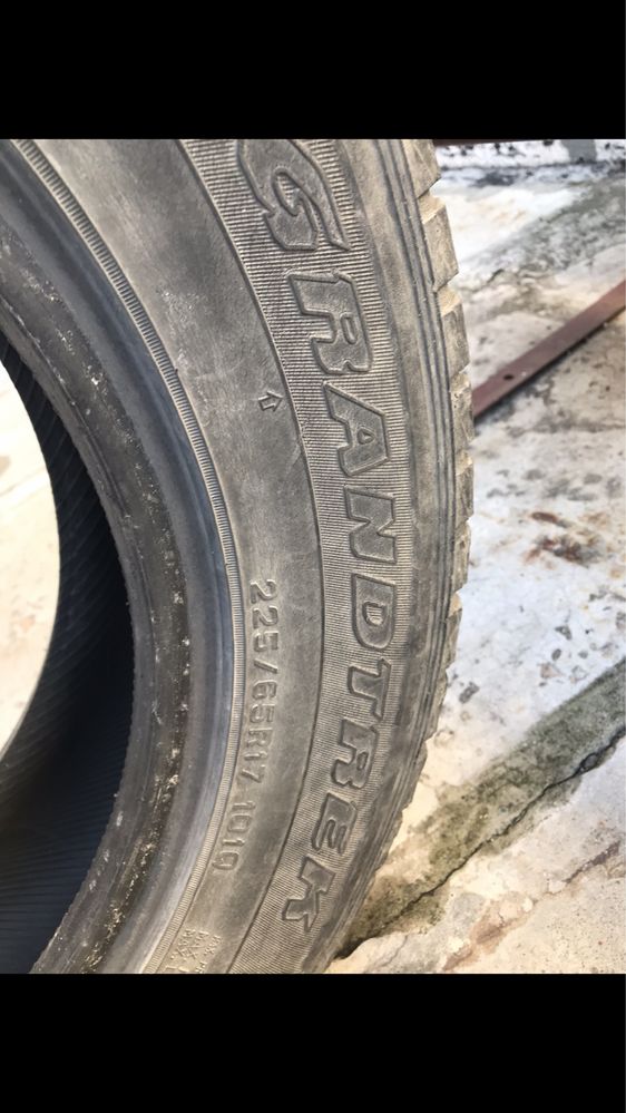 Шини Dunlop GrandTrek, 225/65 R17, зимні, б/у