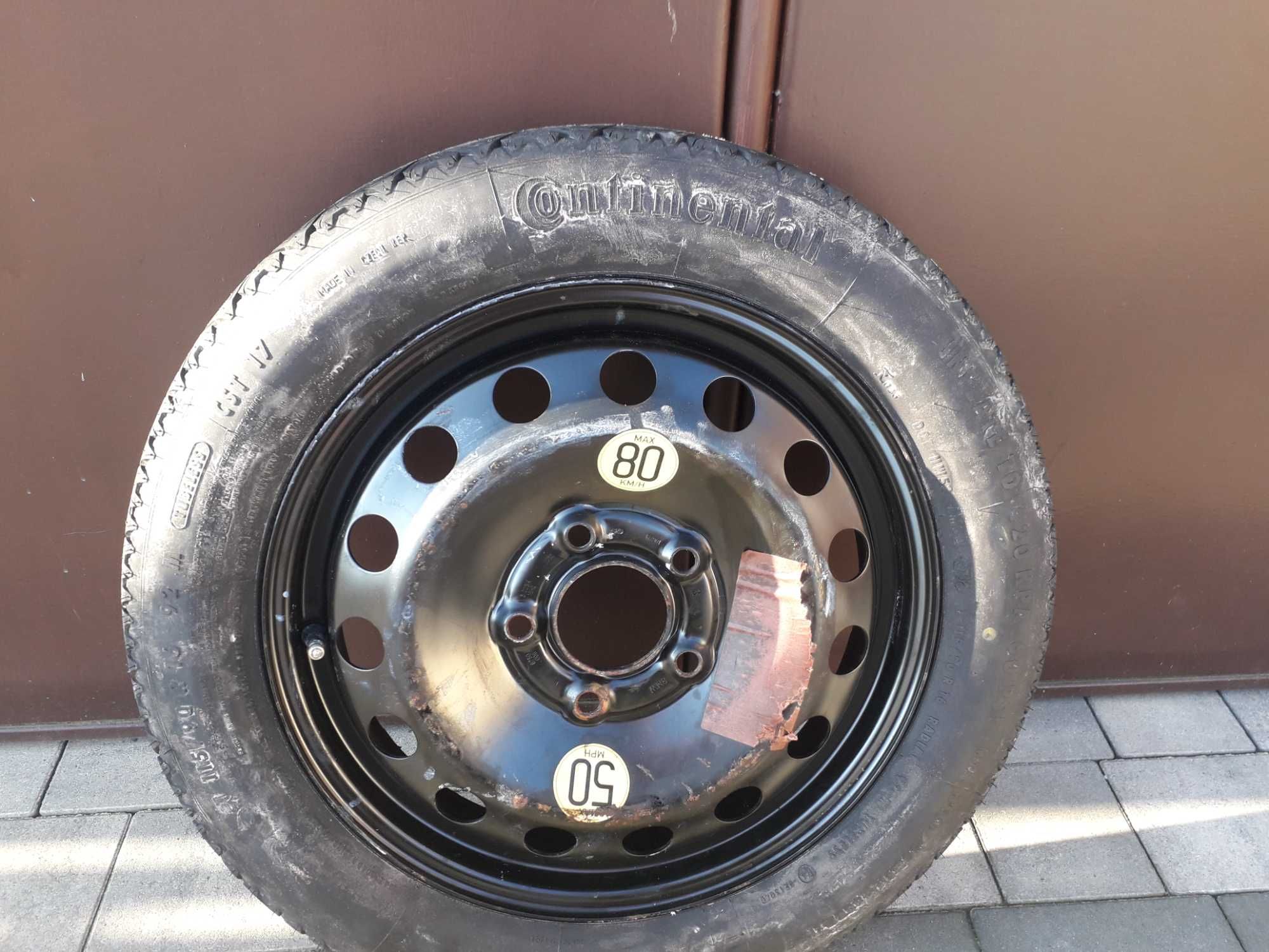 Koło dojazdowe zapasowe BMW e46 5x120 115/90 R16