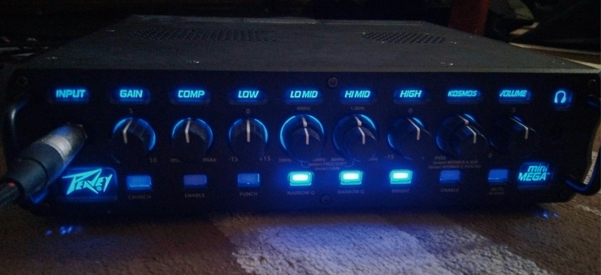 Peavey miniMEGA 1000 (басовая голова) + кабель + сумка
