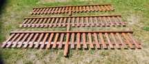 Balustrada z drewna - 3 szt.