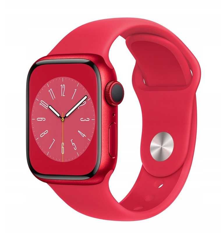 oryginalny Apple Watch Series 8 GPS 41mm Red czerwony Smartwatch