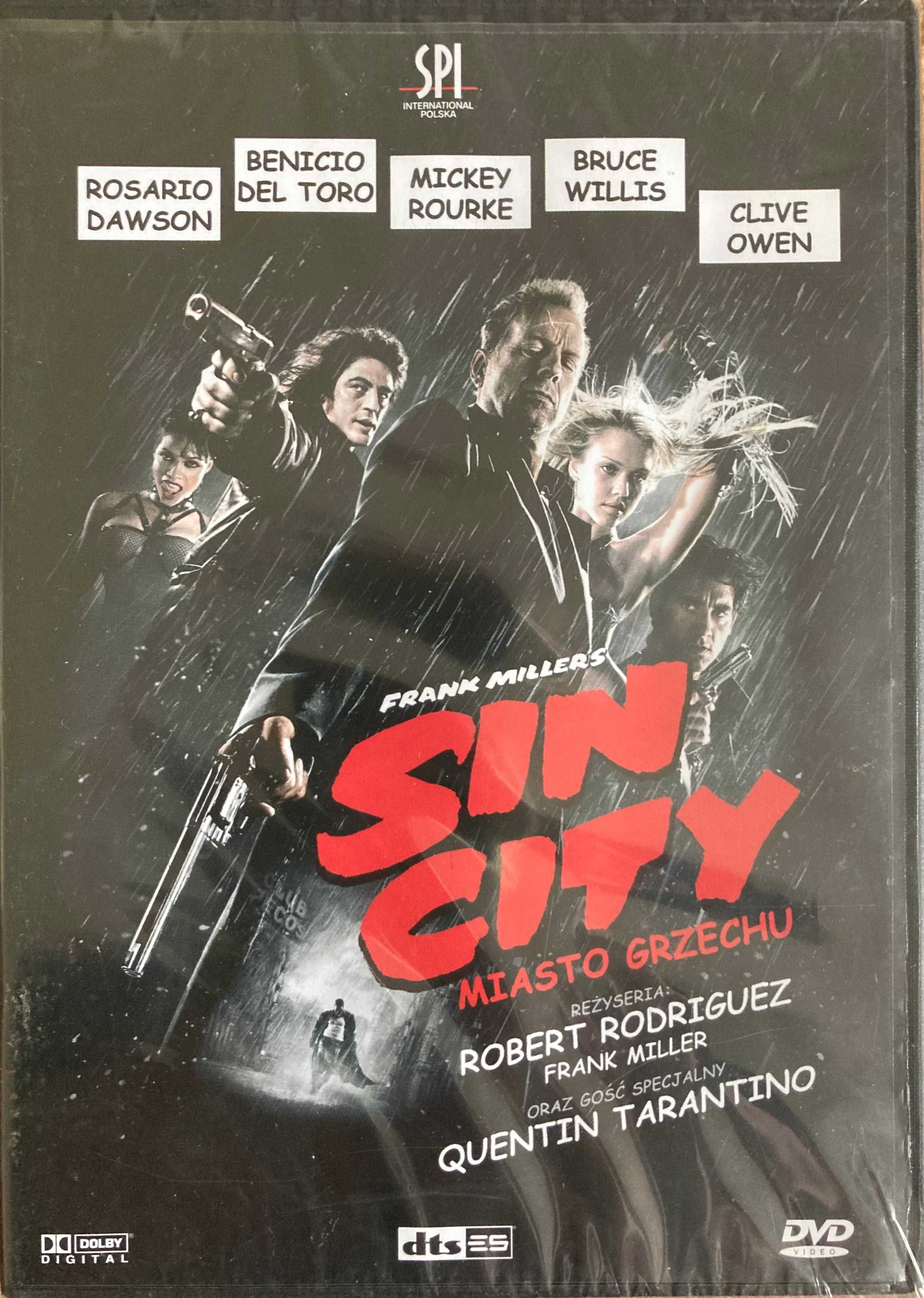 DVD "Sin City", polskie napisy i lektor, nowa, w folii