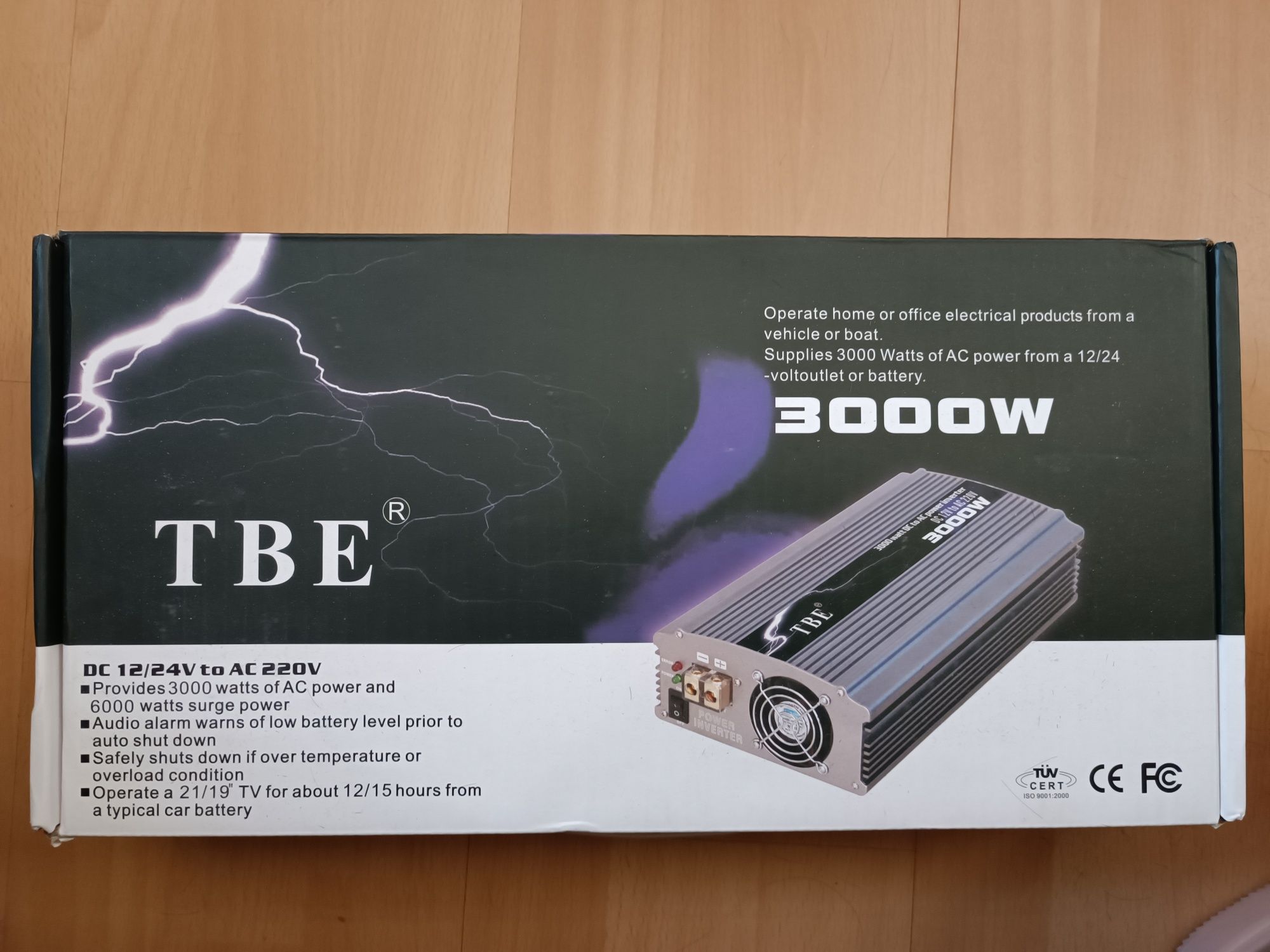 Інвертор TBE 3000w 24v