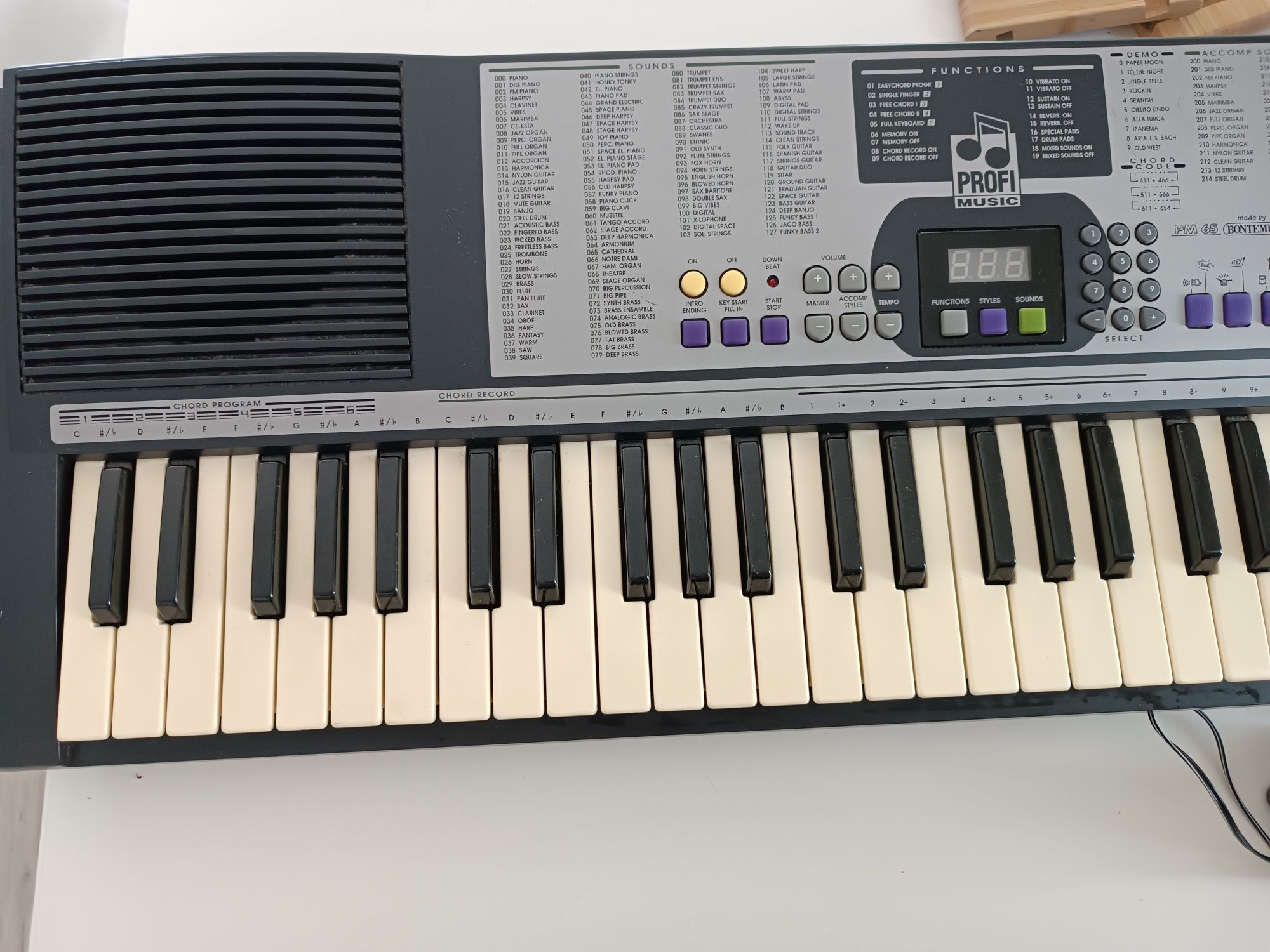 keyboard Profi Music PM65