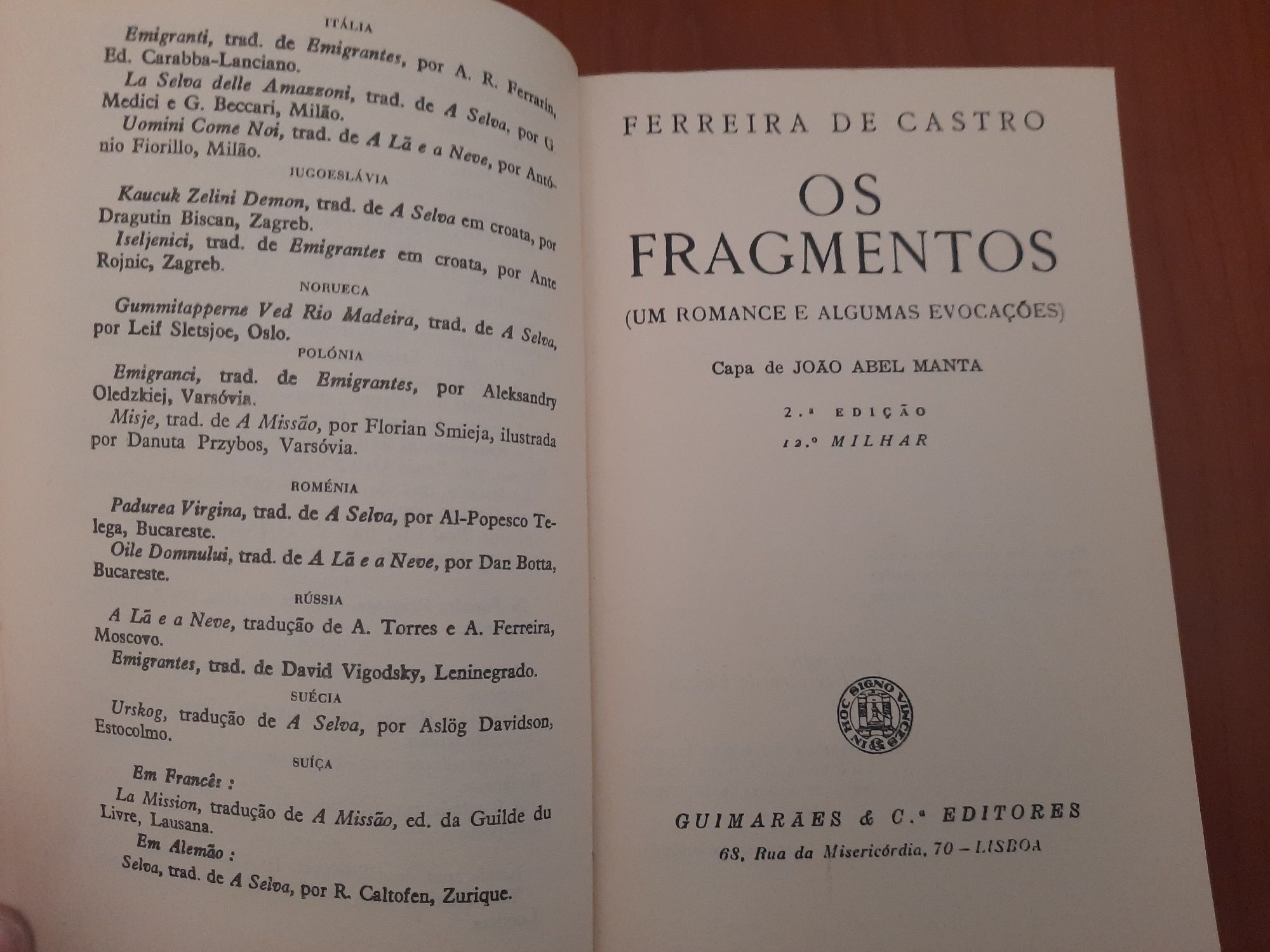 Os Fragmentos Ferreira de Castro