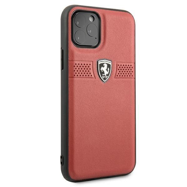 Etui Ferrari Off Track Leather do iPhone 11 Pro 5,8" - Czerwony
