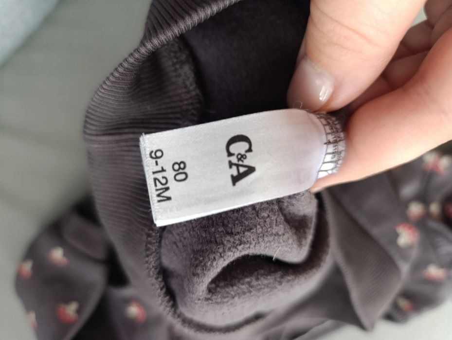Bluza niemowlęca, dziewczęca, C&A, roz. 9-12 m, 80cm