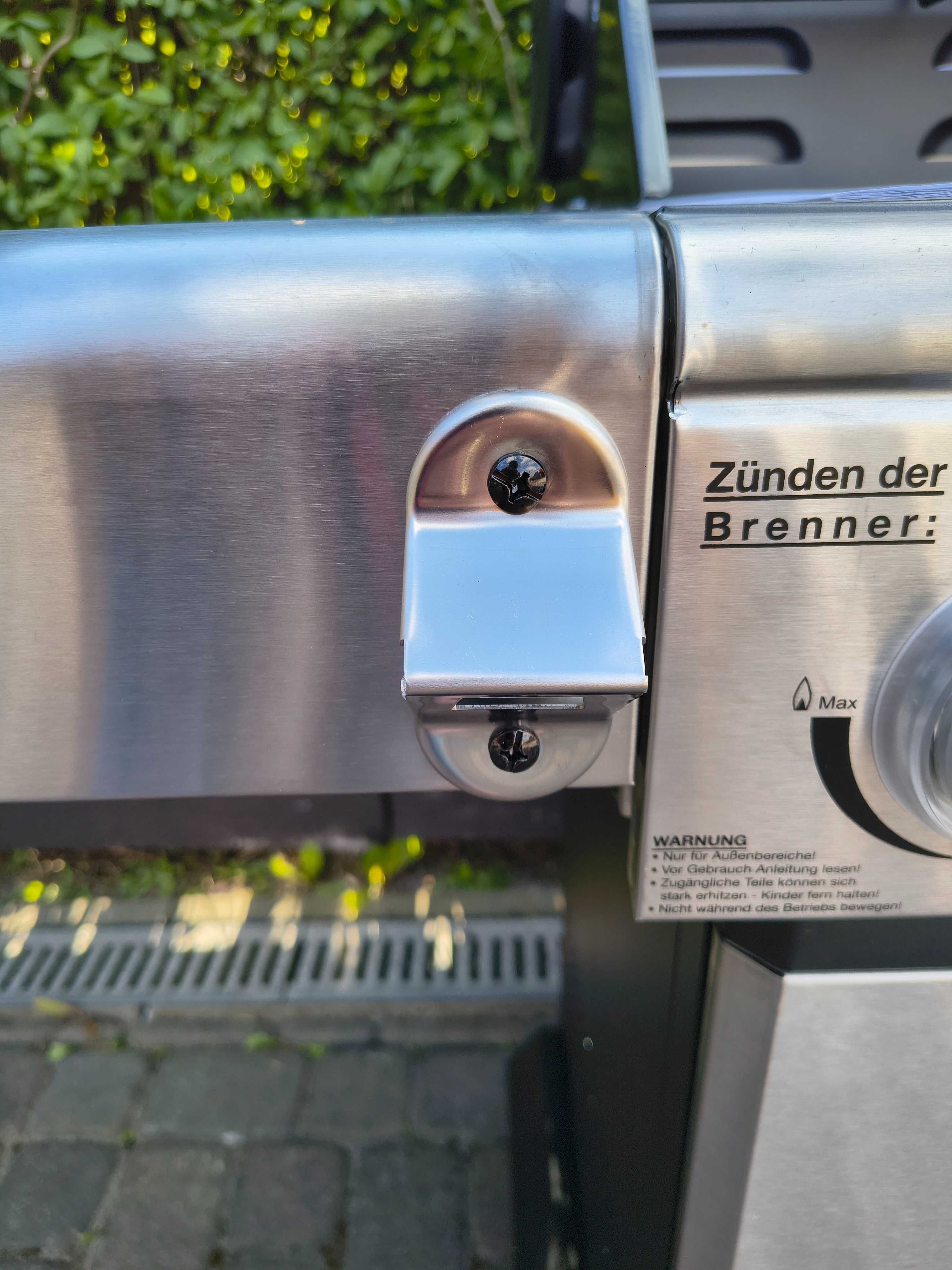 Duży Solidny GRILL GAZOWY EL FUEGO DELUXE  21KW  LED 7 palników NOWY !