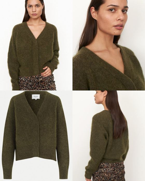 Стильний вовняний кардиган second female