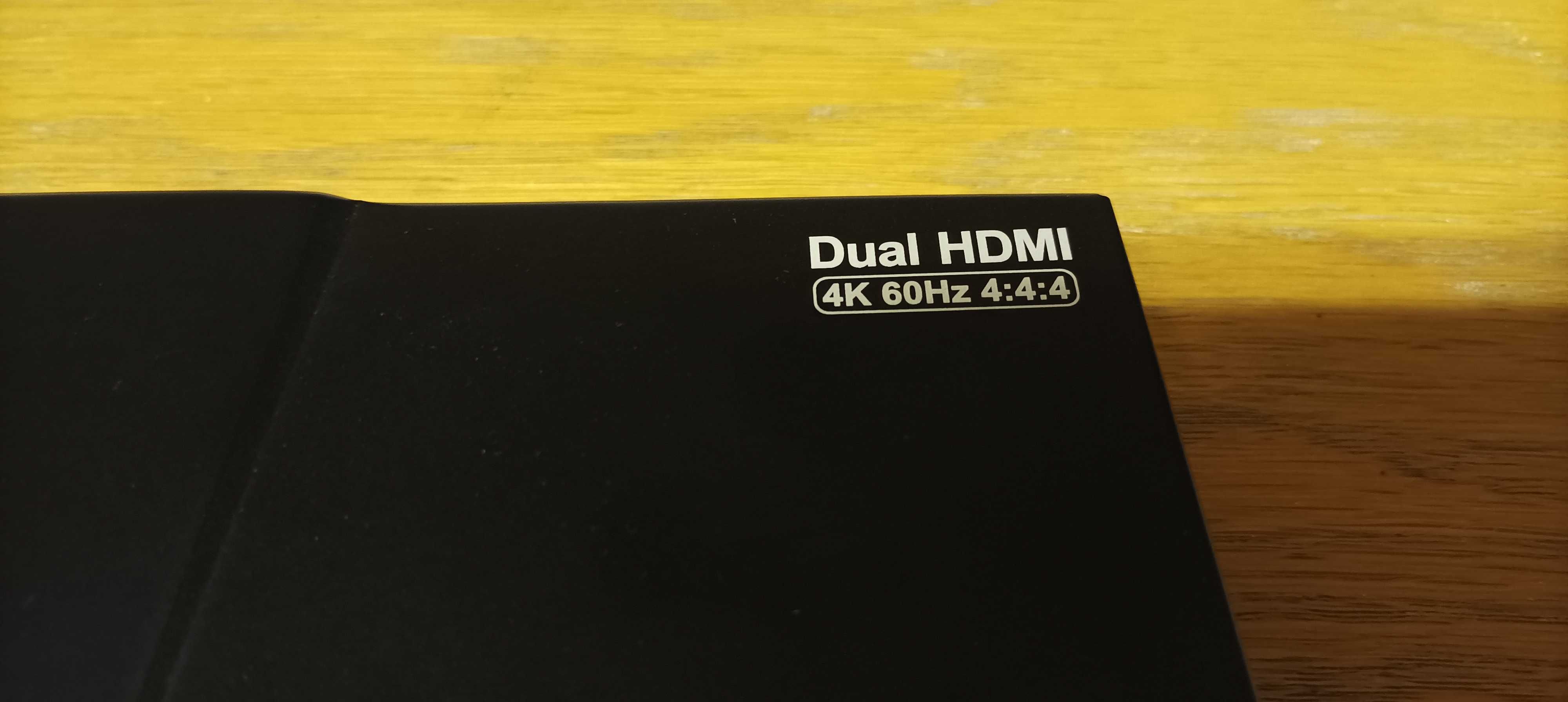 Przełącznik KVM TESmart HKS202-E23 (2xPC, 2xDISPLAY, 4K, 60Hz, HDMI)