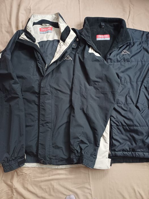 Куртка чоловіча 2 в 1 бренду Kappa великого розміру