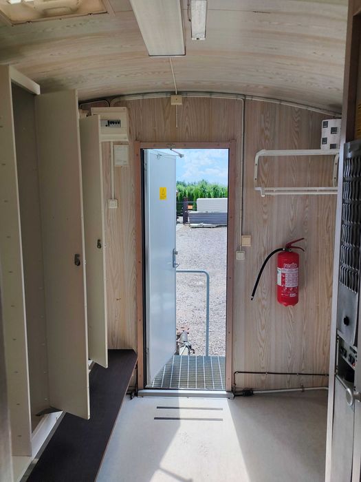 Pawilon mobilny przyczepa socjalna pracownicza barokowóz biuro budowa
