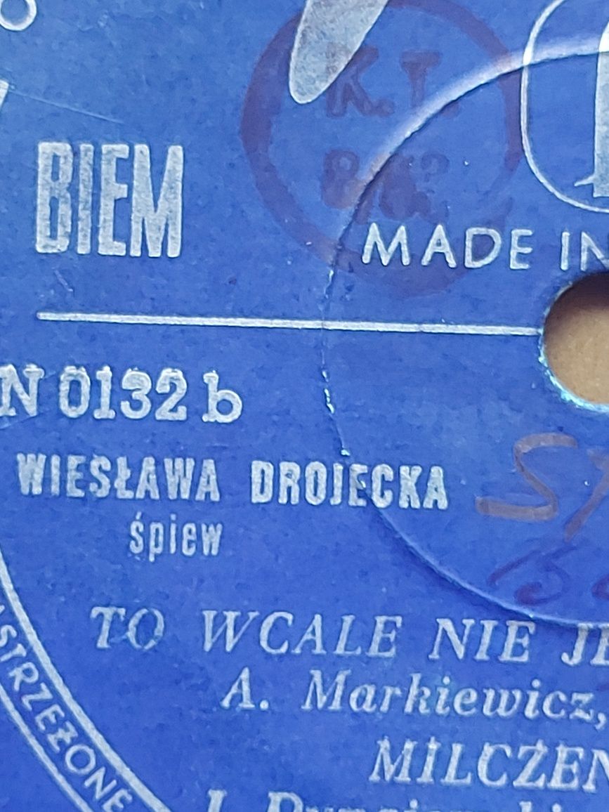 Płyta mała winylowa Wiesława Drojecka