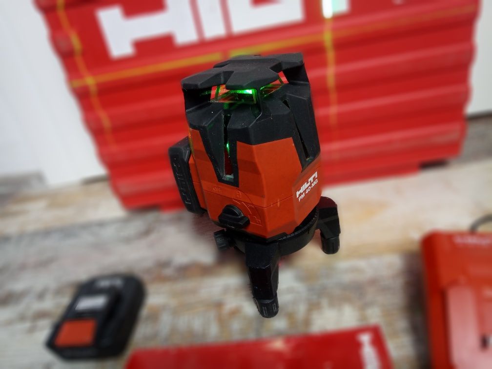 Hilti Pm 40 -MG Laser niwelator wieloliniowy 3x360st. Etui zestaw