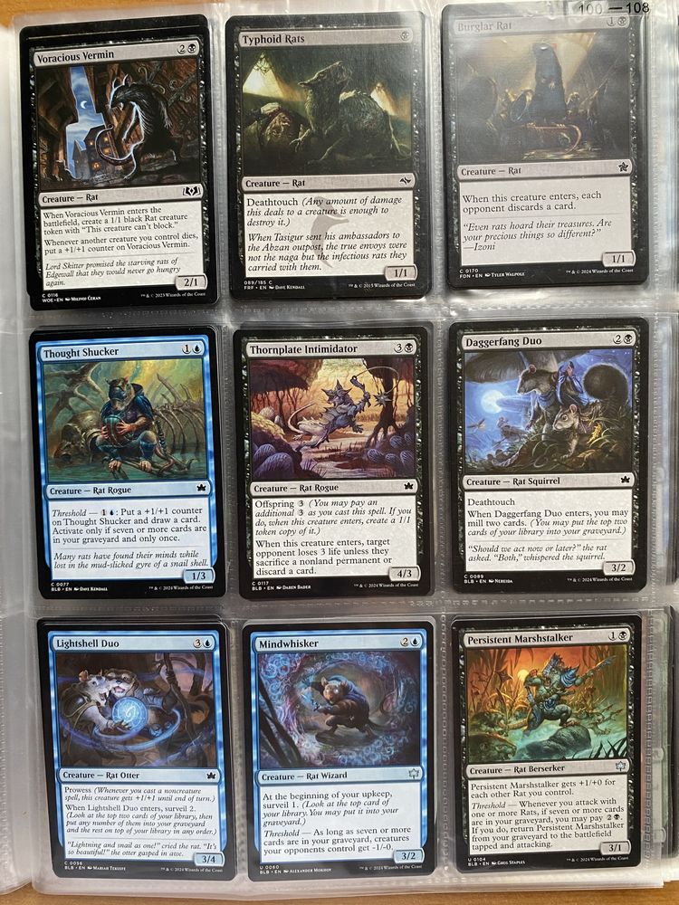 Rat kolekcja 31 kart magic the gathering