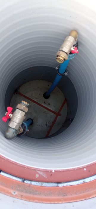 Studnia na licznik wody.