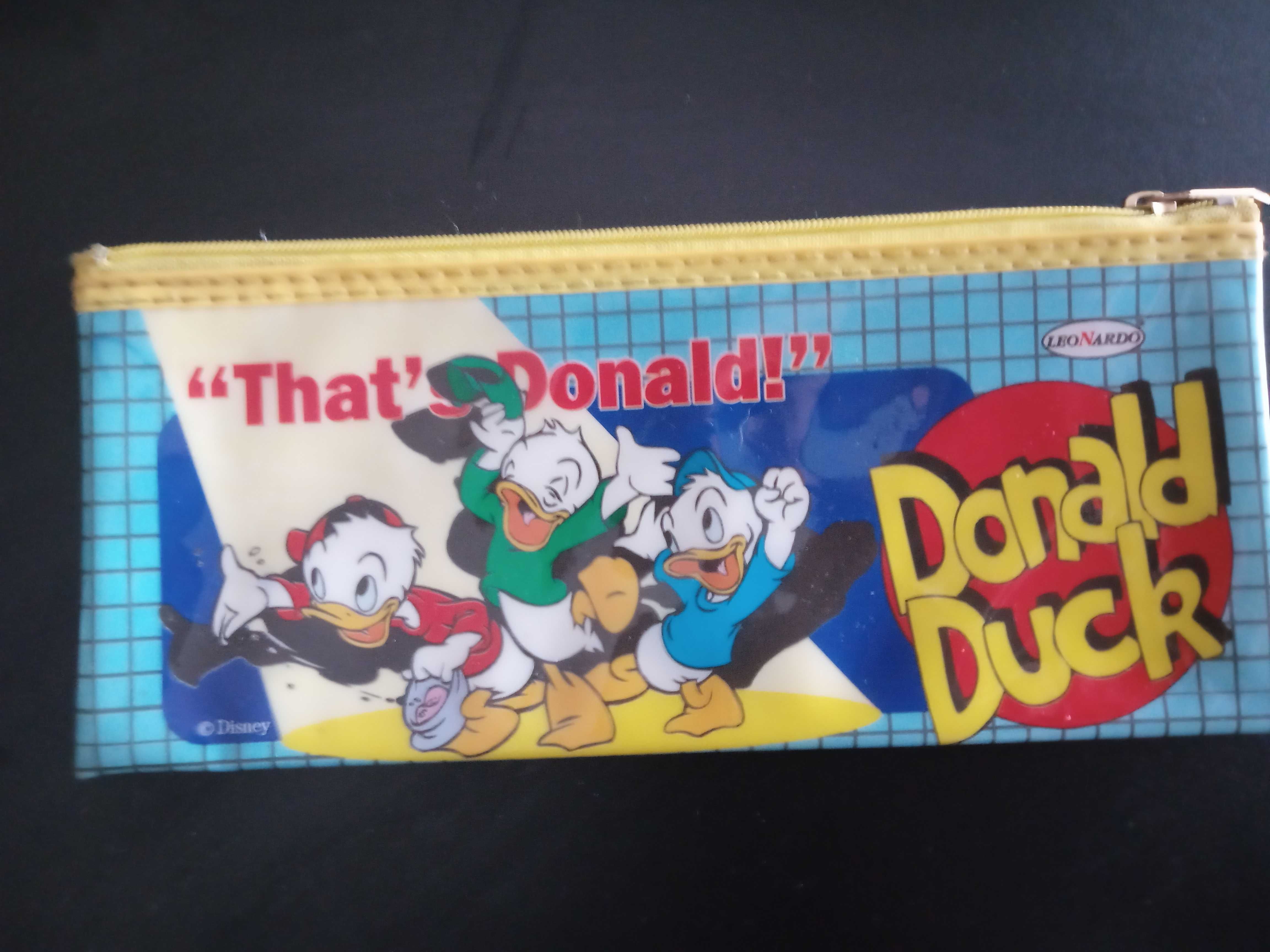 Retro piórnik Kaczor Donald lata 90te