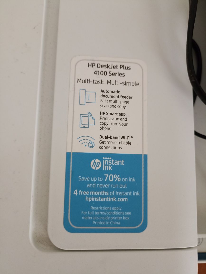 Impressora hp branca