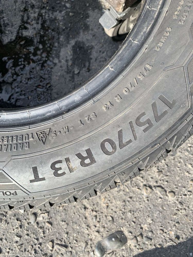 Шини 175/70 R13 пара Barum літо  2022p  6мм