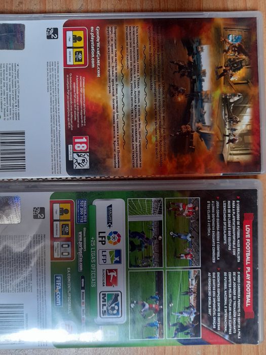 Jogos PsP 5eur Lote God of War Chains of Olympius + FIFA 12