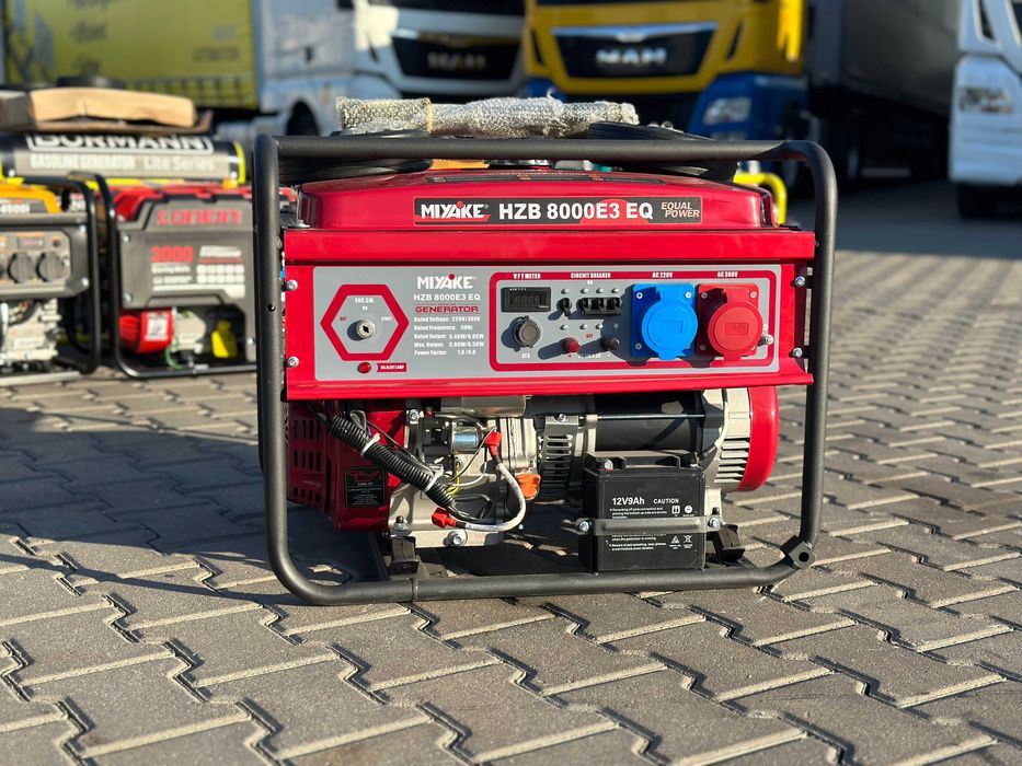 Бензиновий генератор MIYAKE HZB 8000E3 EQ(6.0-6.5 кВт)