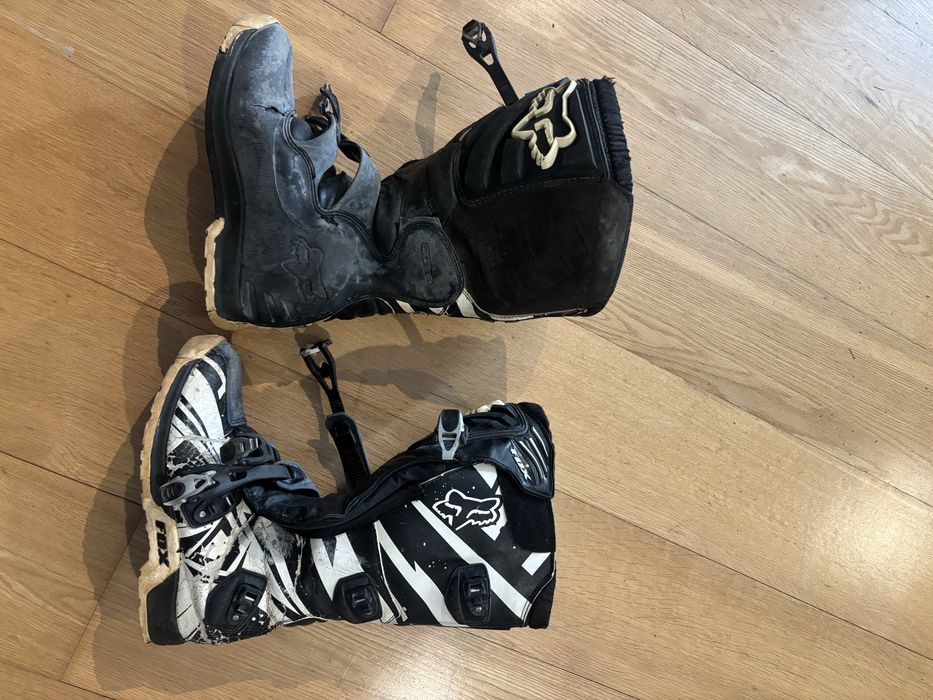 Botas motocross fox - para peças