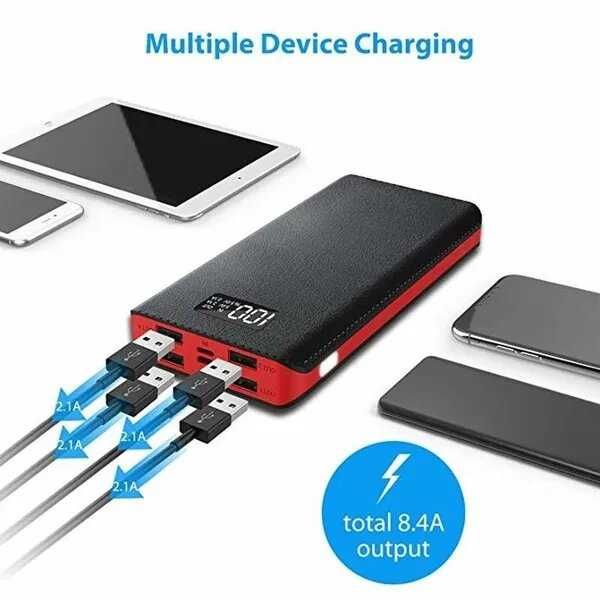 Повербанк UKC портативний зовнішній акумулятор 50000 mah PowerBank