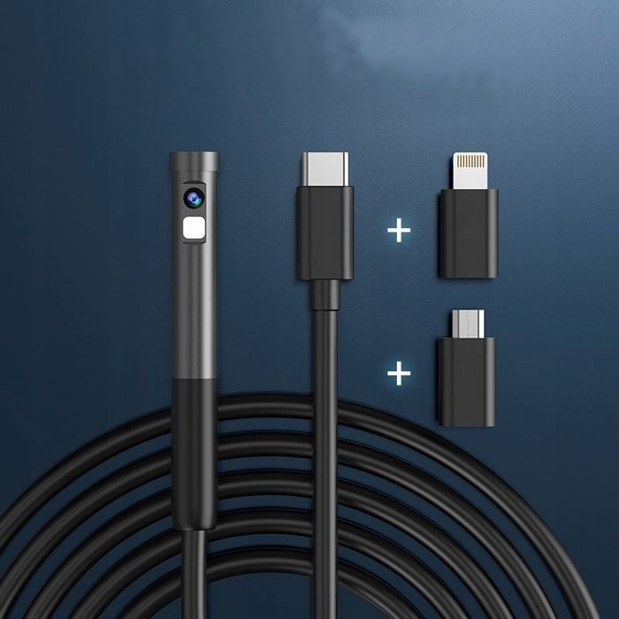 Kamera Inspekcyjna DUO Endoskop 3,5m LED FHD WiFi