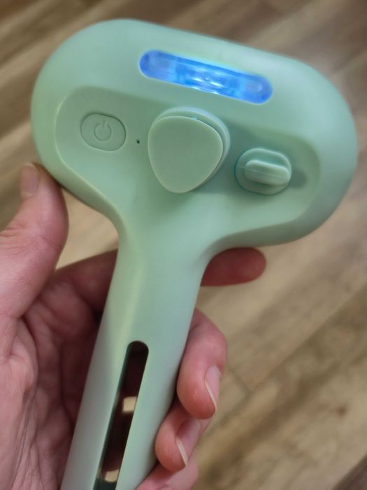 Парова масажна щітка 2в1 для котів і собак для чистки шерсті