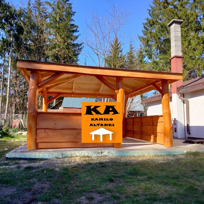 Altanka z bala Altana Altanki Altany Ogrodowa