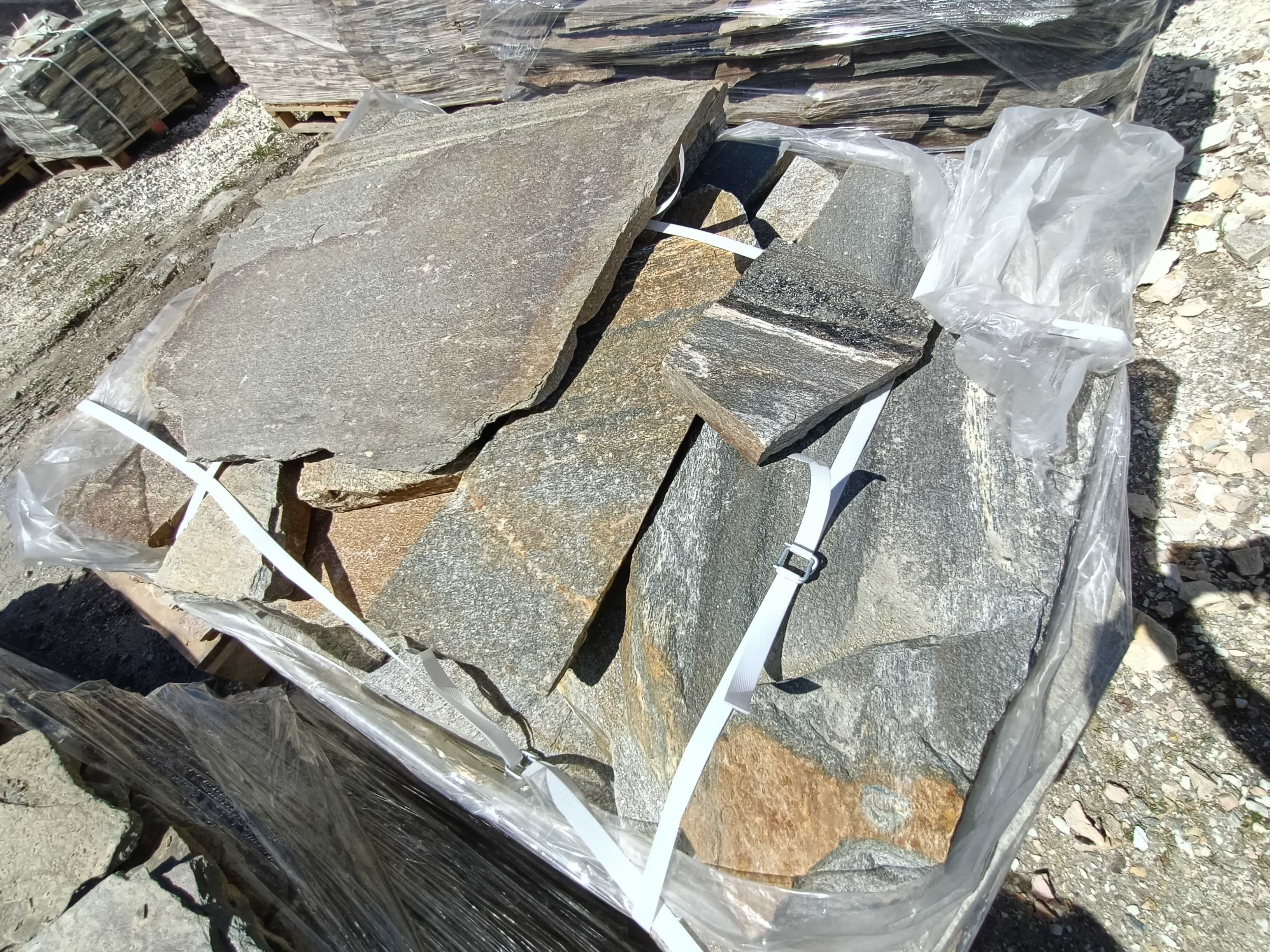 Kamień ścieżkowy gnejs i łupek szarogłazowy na ścieżkę oczko z dostawą