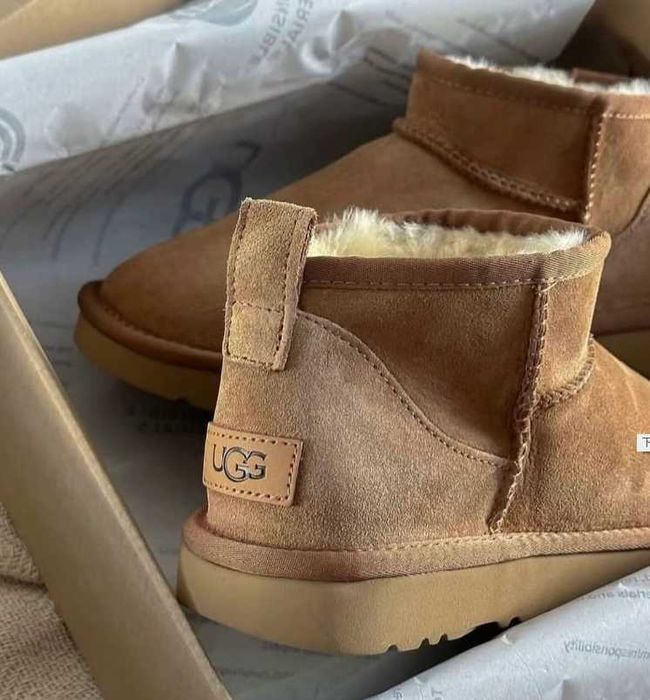 UGG Classic Ultra Mini Cienkie dno Boot Chestnut37