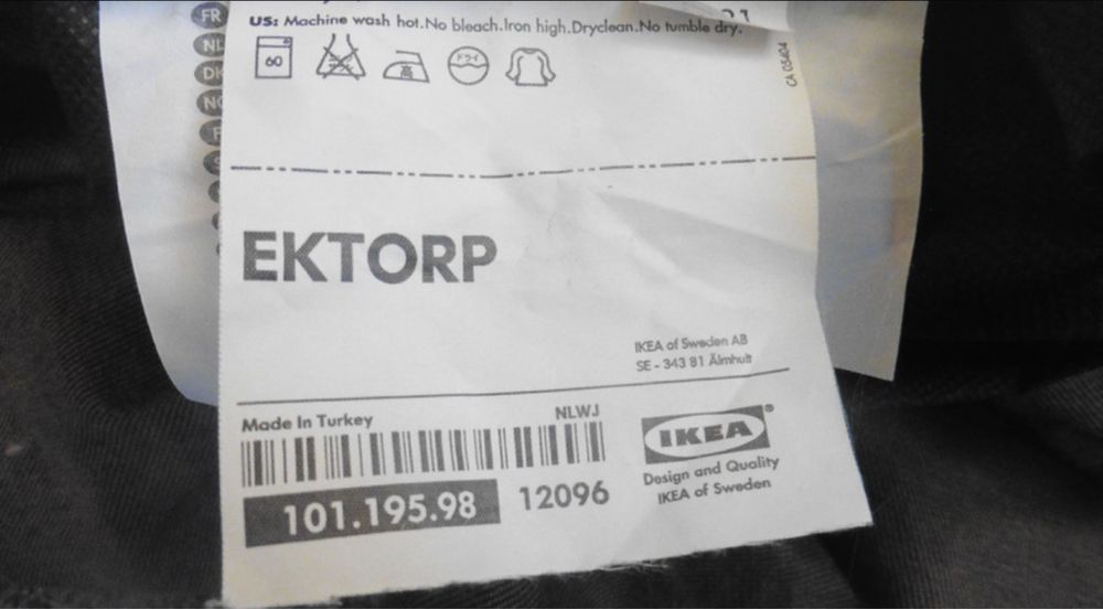 Pokrowiec poszycie stelaża Ektorp Ikea