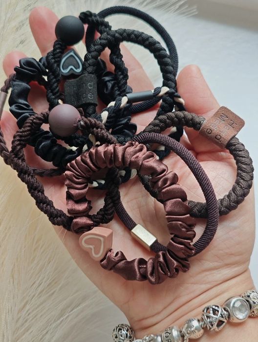 Unikatowe gumki do włosów Bohoo style elastyczne akcesoria do włosów k