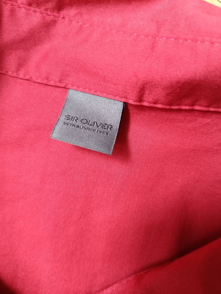Elegancka damska czerwona koszula r. M 38