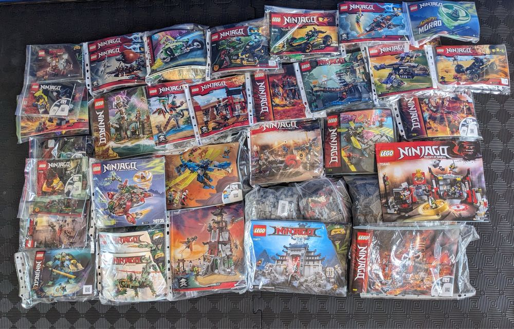 Lego Ninjago, City, Marvel, DC набори під інструкцією