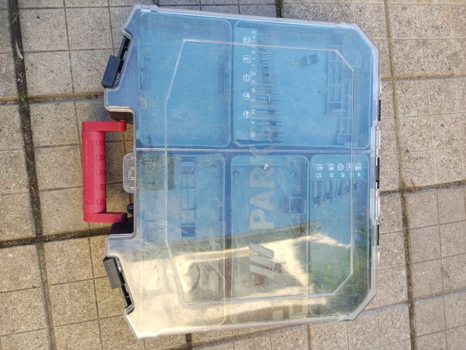 Skrzynka parkside na wiertła narzędzia