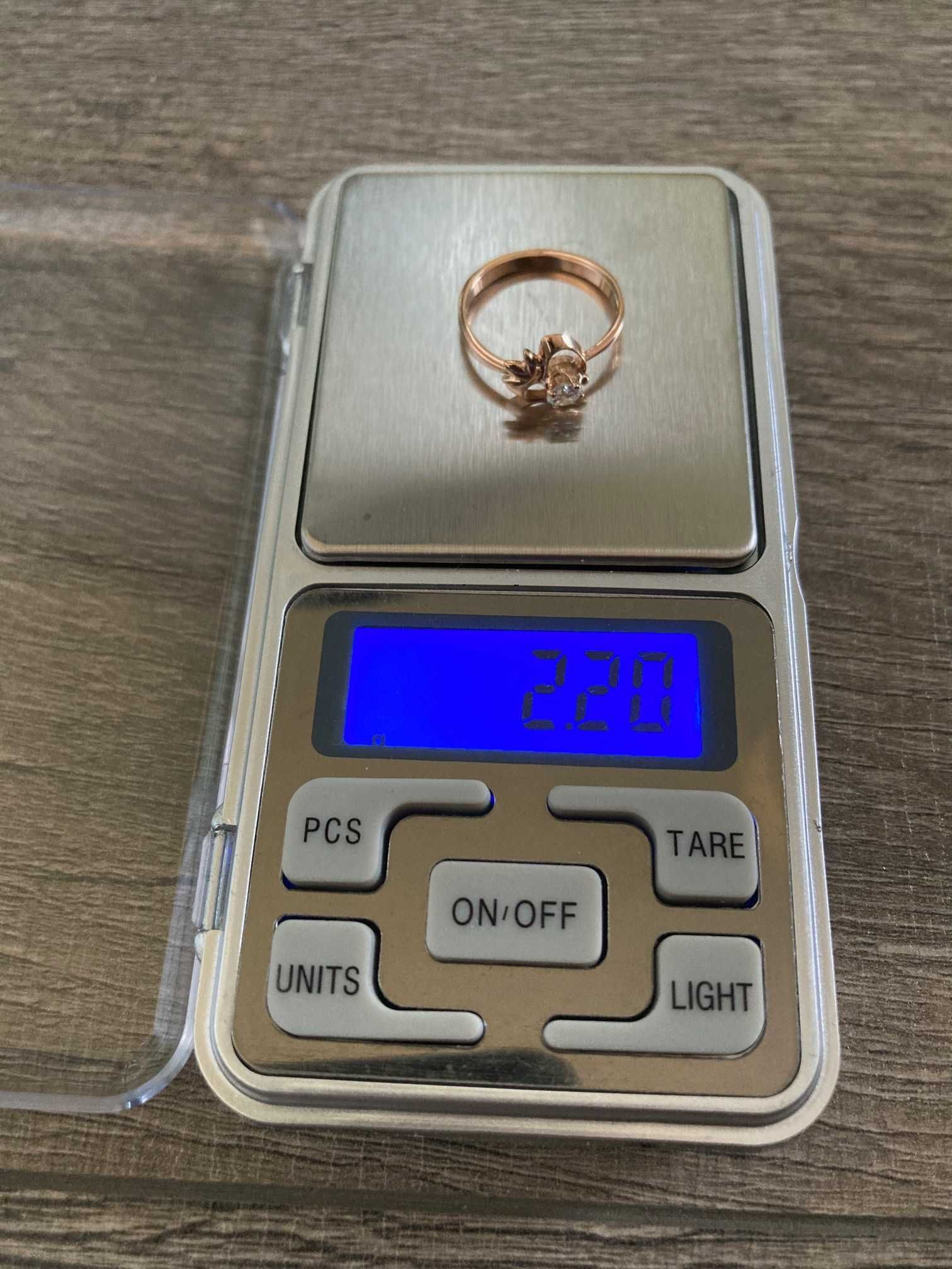 Nowy złoty pierścionek złoto 14K 585 serce cyrkonia