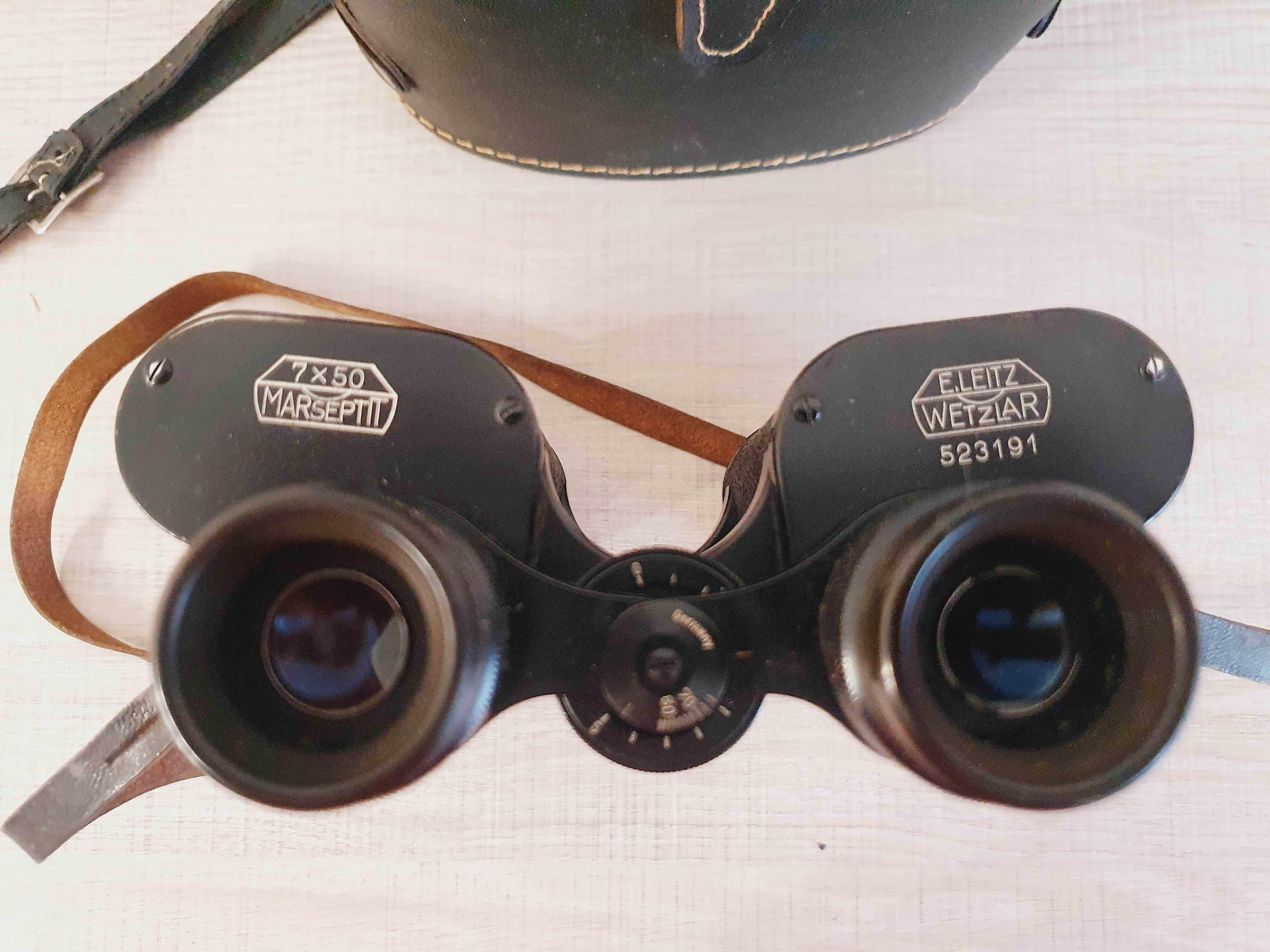 7x50 Marseptit binoculars from E.Leitz, Wetzlar (Leica). 1940 rok