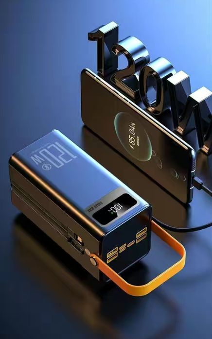 Портативний зовнішній акумулятор Power Bank 60000mAh 120W