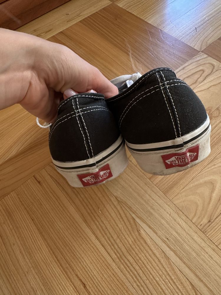 Кеди чорні Vans Authentic Black 41 40,5 унісекс