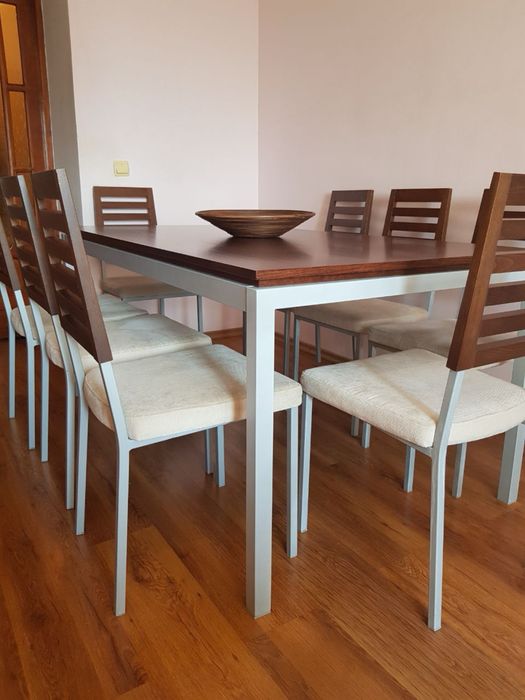 Стіл кухонний та 8 стільців Calligaris, Італія