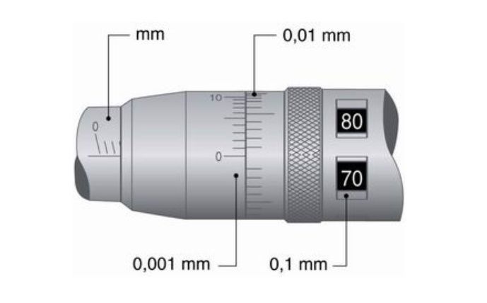 Микрометр Tesamaster (Швейцария) 0-25 мм, цена деления 0,001 мм