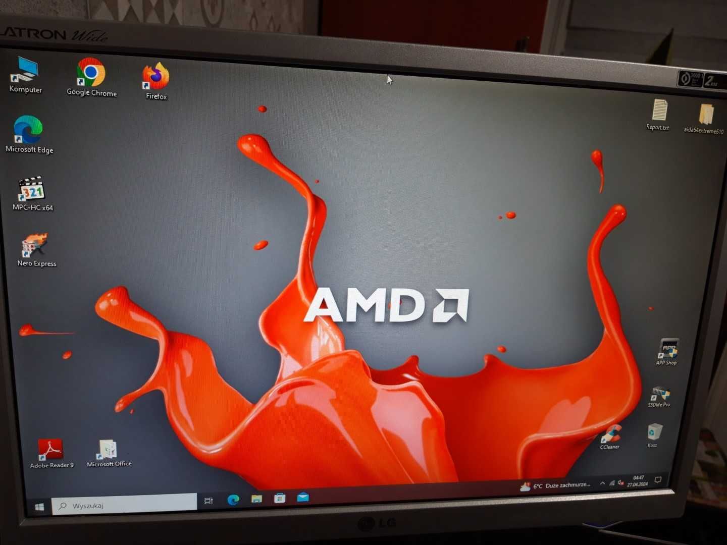 Komputer AMD A10 7700, 4X3.80GHz, 256SSD, RAM 8GB