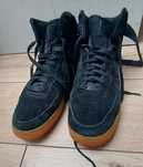 Sneakersy Wysokie 44 Nike Air Forcę 1 z welurowej skóry