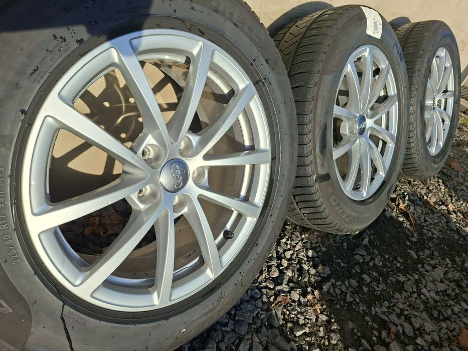 [K32] Koła ZIMOWE,ALUFELGI 17'' 5x112 ORYGINAŁ AUDI A6+225/60R17
