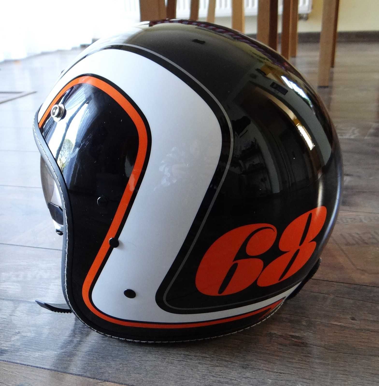 Kask otwarty retro Highway 1 r.M (nieużywany!)