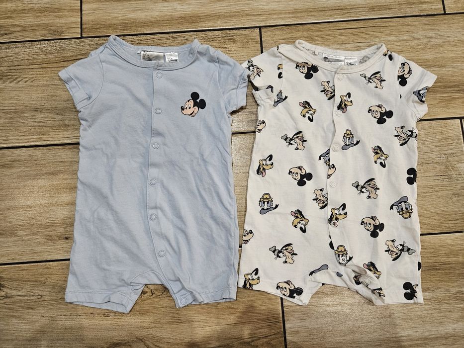 Piżamki rampersy Miki H&M r 68