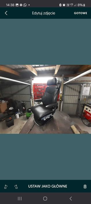 Fotel kierowcy Man tga tgx tgs  mercedes actros volvo fh daf xf